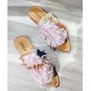 Calla Paris | Moki Open-Toe Babouches (Size 8)